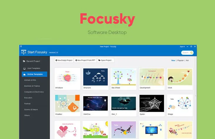 Focusky как создать презентацию